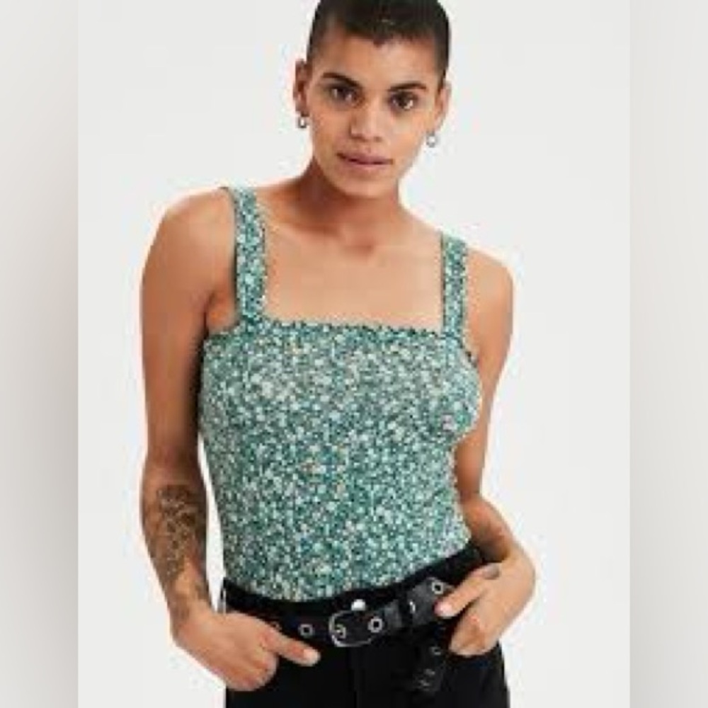 American Eagle Floral Tank Top